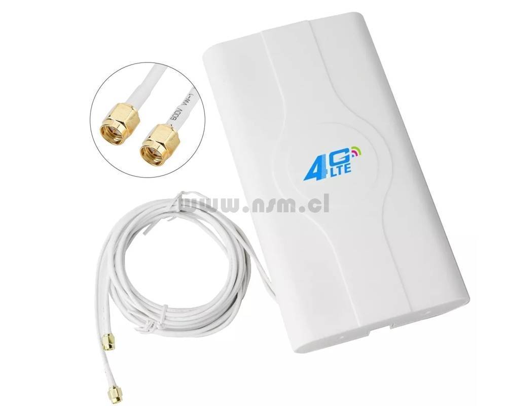 Antena MIMO 3G 4G LTE Exterior Ganancia 44 dbi - Moviltronics