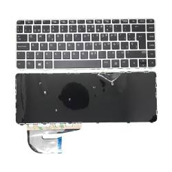 Teclado Español Negro Plata HP 840 G4 G3 - Sin Mouse - Sin Luz
