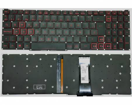 XINDIKBHUB UK Laptop Keyboard For Acer Nitro 5 AN515-54 AN515-55 AN515