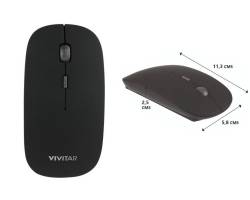 Mouse Inalámbrico Vivitar WFH4000, 4 Botones, 1600DPI