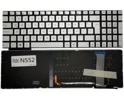 Teclado Español Plata ASUS Vivobook Pro 15 N552 Series