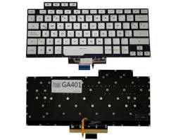 Teclado Español Plata ASUS Rog Zephyrus G14 GA401 GA401IU GA401M GA401Q GA401U Series