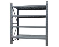 Estante Rack Metalico 2000kg 150x50x200cm Gris - Soporta 500Kg por repisa