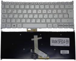 Teclado Español Plata Acer Swift SF314-59 SF314-42 SF314-57 Series - Tecla Power - Con Luz