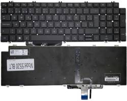Teclado Español Negro DELL Latitude 5520 5521 Precision 3560 3561 Series - Con Luz