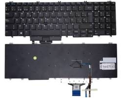 Teclado Español Negro Dell Precision 7530 7730 7540 7740 Series - Sin Luz