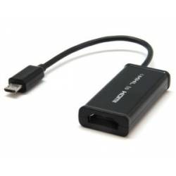 Cable Adaptador MHL Micro USB a HDMI para Samsung Sony Nokia etc.